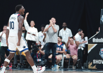 Anthony Edwards USA FIBA jordanie victoire écrasante