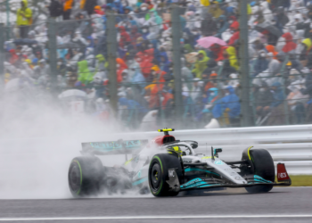 Conduite sous pluie formule 1